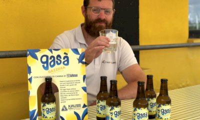 La gazzosa “Gasà” prodotta dalla società agricola Qebere di Piasco premiata dal Gambero Rosso