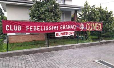 Uno storico striscione dei tifosi granata cuneesi tornerà sugli spalti dello stadio 