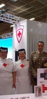Infermiere volontarie della Croce Rossa di Alba al Salone del LIbro di Torino