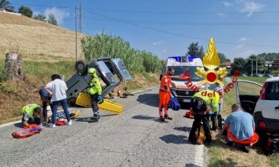 Una morta in un incidente d’auto a Monteu Roero, grave un'altra donna ferita