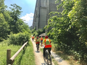 In bici nel Parco Fluviale Gesso e Stura per promuovere la cintura verde di Cuneo città, vero paradiso per i cicloturisti