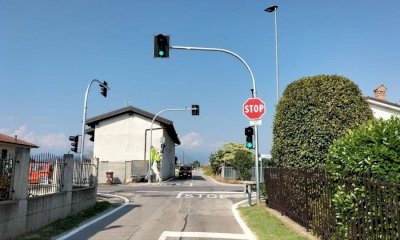È in funzione il nuovo semaforo in frazione Bosco di Busca