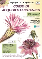 Corso di acquerello botanico “Flowers”