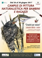 Campus di pittura naturalistica per bambini e ragazzi presso La Casa del Fiume