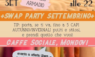 Swap Party Settembrino al Caffè Sociale di Mondovì