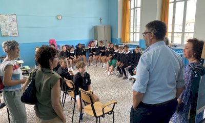 Sopralluogo del Comune di Saluzzo ai cantieri della primaria 