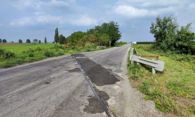 Nuovo asfalto sulla provinciale 663 tra Saluzzo e Torre San Giorgio