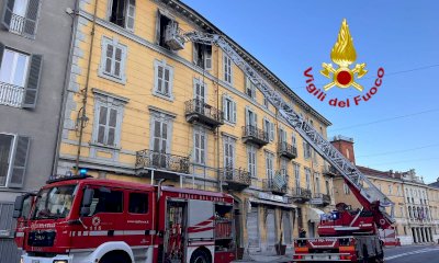 Incendio in centro a Mondovì, nessuna persona coinvolta