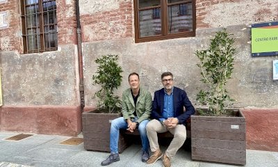 Panchine-fioriere di plastica riciclata “Made in Saluzzo” per il cortile d’onore de “Il Quartiere”