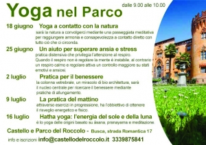 Yoga al Parco del Castello del Roccolo