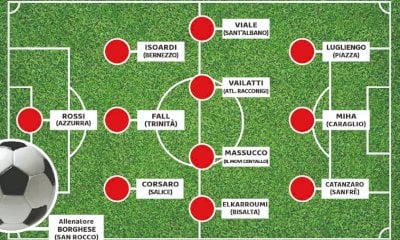 Calcio: la top 11 di Cuneodice dalla Prima alla Terza Categoria