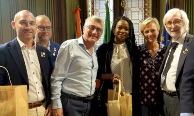 Alba: accolti in Municipio i delegati delle città gemelle Arlon, Beausoleil, Böblingen e Sant Cugat