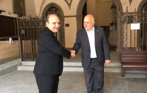 Alba: il Sindaco Maurizio Marello ha accolto in Comune il Vescovo, monsignor Marco Brunetti