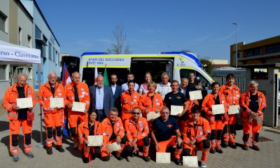Gruppo Volontari del Soccorso di Clavesana in festa: inaugurata la nuova ambulanza