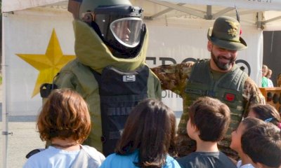 I Genieri Alpini dell'Esercito accolgono in caserma la scuola primaria 