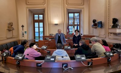 Bra, gli ospiti del “Girasole” ricevuti in municipio