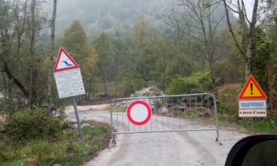 Maltempo, la Provincia chiude al transito quattro strade in valle Gesso e valle Stura