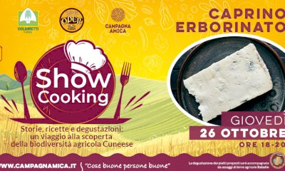 Gli show cooking di Campagna Amica all'Open Baladin iniziano con i formaggi di capra