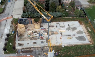 Castelletto Stura, prosegue la costruzione del nuovo polo per l’infanzia