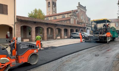 Terminati i lavori di asfaltatura a Levaldigi