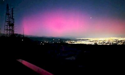 L’aurora boreale nei cieli del Cuneese
