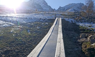 Crissolo, due nuovi tapis roulant per il campo scuola invernale per bambini