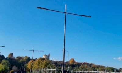 Nuova illuminazione per il ponte sul Gesso a Cuneo