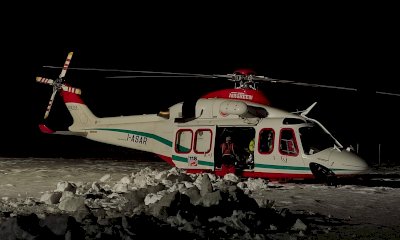 Brutta avventura per due alpinisti: traumi cranici dopo la caduta sulla cascata di ghiaccio