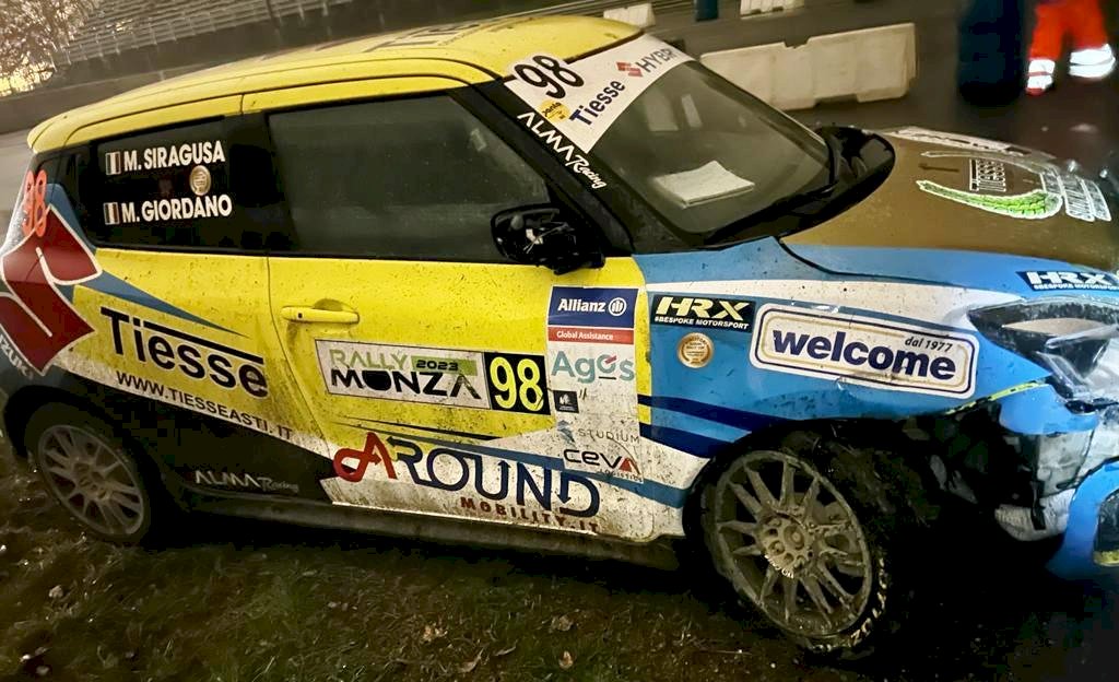 Suzuki Rally Cup, a Monza Giordano-Siragusa si ritirano in una gara ad eliminazione