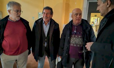 Centro dialisi di Saluzzo, Icardi in visita al cantiere