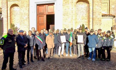 Novello premia il vicepresidente del Consiglio regionale Franco Graglia