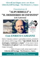 Incontro con Enrico Camanni alla Libreria dell’Acciuga