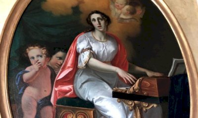 Savigliano, terminato il restauro del dipinto di Santa Cecilia