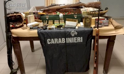 Controlli dei Carabinieri Forestali nel Braidese, ritirate armi e munizioni