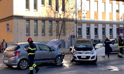 Scontro tra due auto in corso Soleri a Cuneo