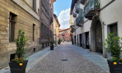 Bra: nuovi arredi urbani nel secondo tratto di via Vittorio Emanuele II