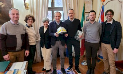 La Giunta comunale ringrazia Sergio Dogliani, decano dei Vigili del Fuoco volontari di Bra