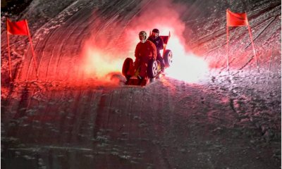 Pontechianale, record di iscritti per Scivolandia: ottanta spericolati giù dal pendio