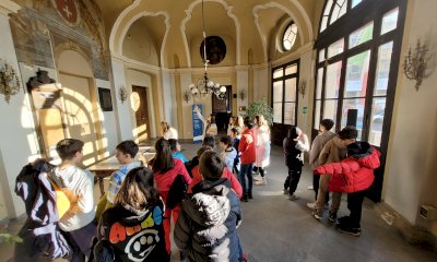 Studenti delle “medie” San Domenico Savio in visita in Comune