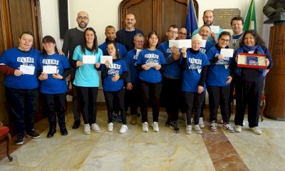 I ragazzi dell’associazione “Le Nuvole” di Alba ricevuti in Provincia
