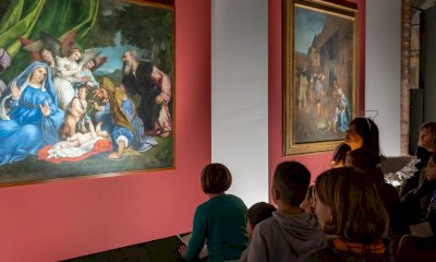 In occasione del Carnevale anche la mostra “Lorenzo Lotto e Pellegrino Tibaldi” si veste a festa