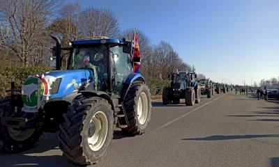La protesta dei trattori arriva anche ad Alba