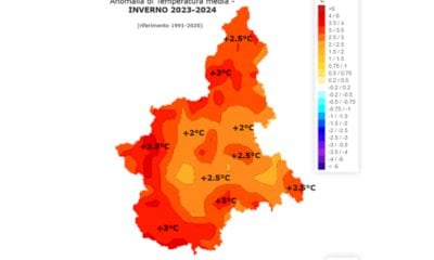 L'inverno 2023-2024 in Piemonte è stato il più caldo degli ultimi settant'anni