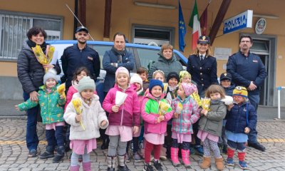 La Scuola dell'Infanzia di Limone Piemonte incontra la Polizia di Frontiera