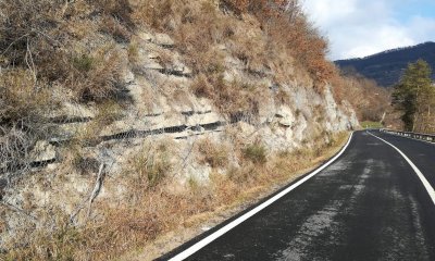 Intervento per reti paramassi sulla provinciale 439 tra Torre Bormida e Monesiglio