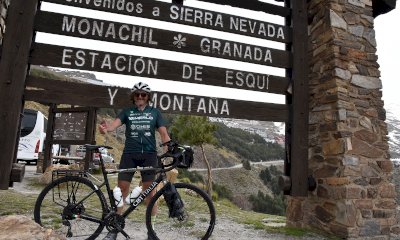 Giovanni Panzera è arrivato in Sierra Nevada: conclusa la nuova avventura di “Pedalando tra le aquile”