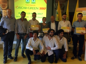 Tre giovani imprenditori cuneesi premiati all’Oscar Green Piemonte