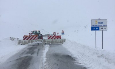 Chiuso per neve il Colle della Maddalena