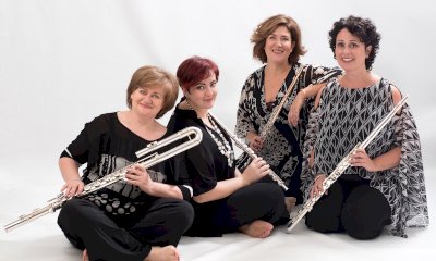 Un quartetto di flauti al femminile per un concerto solidale al Sacro Cuore di Cuneo