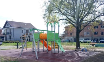 Racconigi: cambio look per l’area giochi di via Beato Murialdo